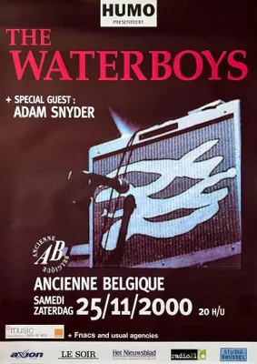 Obrázok produktu pre The Waterboys – Koncert v Belgicku, rok 2000 – Plagát – 70x100 cm