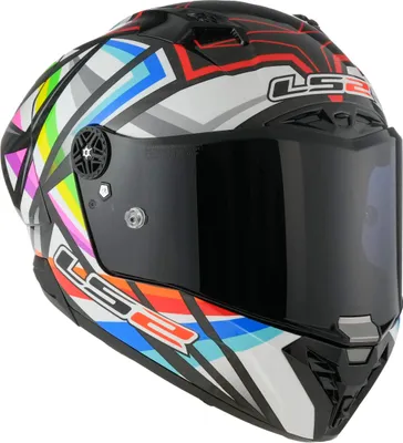 Produktbild von Integralhelm LS2 FF805 THUNDER GP AERO Flash Glänzend Schwarz größe S
