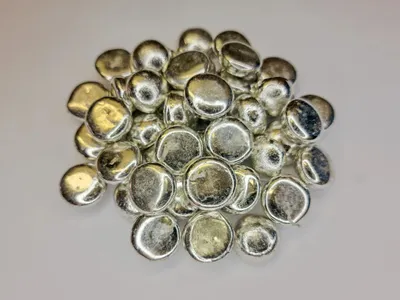 Produktbild von Zinn Sn99,9% in 20 g Pellets, Gewicht: 500 g
