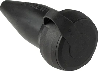 Produktbild von as-Schwabe Vollgummi-Kupplung Schutzkontakt ohne Kabel max. 1,5mm² 230V 16A IP44