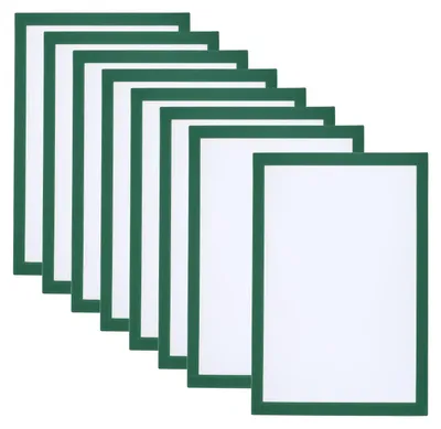 Image de Lot de 8 cadres magnétiques - Auto-adhésifs, couleur verte