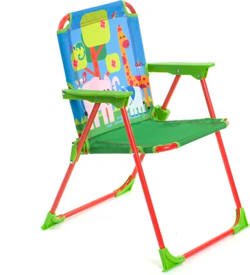 Obrázek produktu pro Skládací dětská židle TOFFY s motivem zvířátek, skládací, na zahradu a pláž GINGER HOME