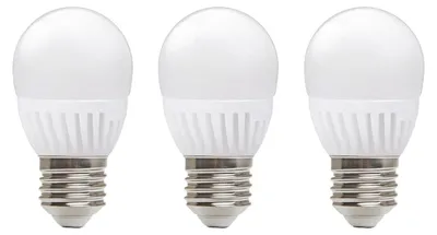 Produktbild von Kobi E27 LED Lampe 9W 900lm 4000K Neutralweiß 230V 45mm 3 Stück