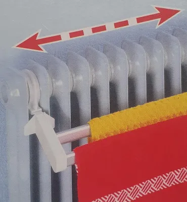 Produktbild von Rippenheizk. Wäschetrockner Alu Ausziehbar von 59-108 cm