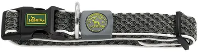 Productafbeelding van Hunter Halsband Hilo Vario Basic, antraciet, maat: M / breedte: 2,5 cm