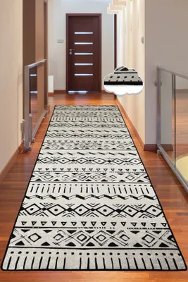Zdjęcie produktu dla Conceptum Hypnose, Agaın- Agaın 100X300CHL, ECRU, bieżnik dywanowy, 100 x 300 cm, 50% aksamit / 50% poliester