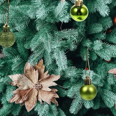 12 Stück Weihnachtskugeln - Kunststoffkugeln für Weihnachtsbaumdekoration und Weihnachtsdeko - 3 cm - grün