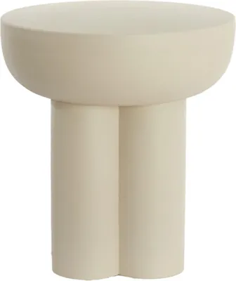Produktbild von Light & Living - Beistelltisch Mikola - Weiß - Ø46cm