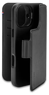 Produktbild von Decoded Leather Detachable Wallet, Geldbörsenhülle, Apple, iPhone 16 Plus, 17 cm (6.7"), Schwarz