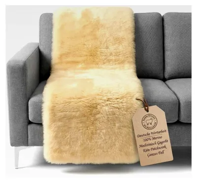 Produktbild von Lammfell Sesselauflage 50x200cm, Sesselschoner von LANABEST