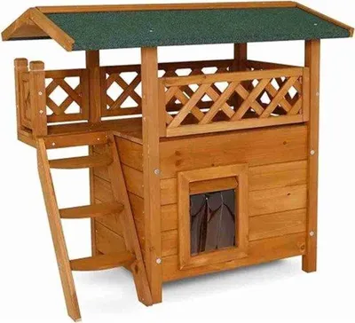 Image de Maison pour chat - Cage pour chat - Meuble pour chat - Maison pour chat - Cage pour chat