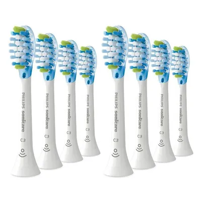 Produktbild von Philips Sonicare Ersatzbürsten C3 Premium Plaque Defence HX9048/17 Weiß 8er Pack Bürstenköpfe