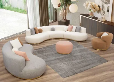 Obrázok produktu pre Jednomiestne kreslo Kreslo do obývačky Relaxačný nábytok Textilné kreslá Nábytok
