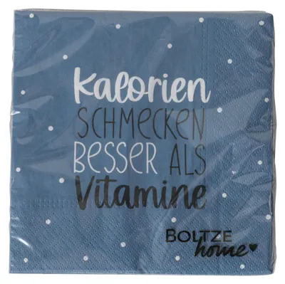 Produktbild von Boltze Servietten 20-Stück mit Schriftzug - Weihnachtskalorien Zählen Nicht