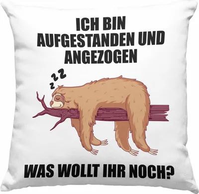 Produktbild von Trendation - Fauler Kollege Geschenk Arbeitskollege Lustige Deko-Kissen mit Füllung 40x40 mit Sprüchen Kollegin (Rosa)
