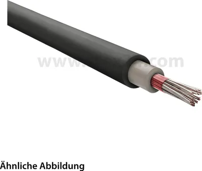 Produktbild von HELU KABEL NSGAFÖU 1,8/3kV 1X6mm² Gummiaderleitung AD 9,5mm Nennspannung Uo/U 1800V/3000V - 1 Meter