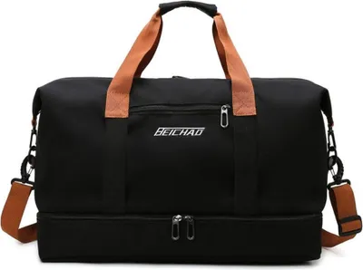 Produktbild von Reisetasche Fitnesstasche  46x28x25cm Weekender Travel Bag Schwimmtasche Sporttasche mit Schuhfach Nassfach für Fitness Arbeiten Reise