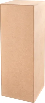 Produktbild von Dekosäule Unlackiertes MDF - Blumensäule für Wohnzimmer - Blumenständer - Podest Deko für Figuren - Pflanzenständer - Deko Wohnzimmer 80x30x30