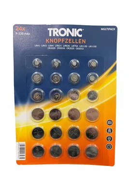 Produktbild von Tronic 24x Knopfzellen Multipack  1 Stück