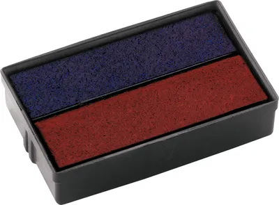 Produktbild von COLOP Stempelkissen E/10/2 107123 blau/rot