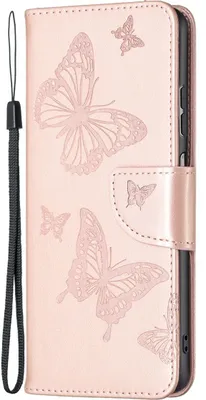 Produktbild von König Design Hülle kompatibel mit Samsung Galaxy A23 Kunstleder Handyhülle - Handy Case Rosengold