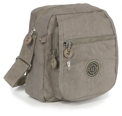 Image de Bag Street Sac à main pour femme Sac en nylon gris 20x10x22 OTJ218L