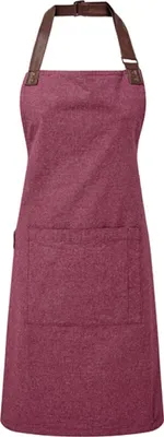 Produktbild von Premier Workwear PR144 | Latzschürze Annex Oxford Bib Apron, 72 x 86 cm - Farbe: Burgundy (ca. Pantone 209C) - Größe: 72 x 86 cm