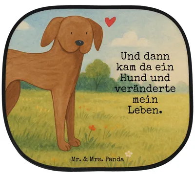 Produktbild von Mr. & Mrs. Panda blendschutz auto Hund Dogge Design - Weiß - Geschenk, Sprüche, Hunde, Süß, Sonnenschutz, saugnapf, Sonnenblende, Fürs, Herz, für, hitzeschutz