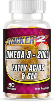 Produktbild von Stacker2 Omega 3 - 2000 - 60 Softgels