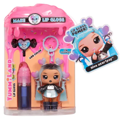 Produktbild von Yummiland Lip Gloss Doll Sour Sweeties - Nina Heartpop