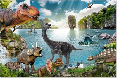 Produktbild von Dinosaurier Schreibtisch unterlage für Kinder 60x40cm