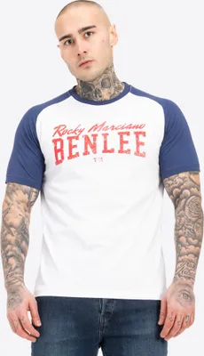 Immagine prodotto di Maglietta Herren normale Passform EVERET Bianco/Navy/Rosso S BENLEE
