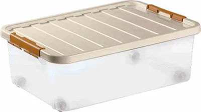 Produktbild von Rollerbox 25 l, 52 x 36 x 18 cm mit 4 Rollen