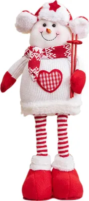 Produktbild von Weihnachtspuppe, Weihnachtsmann, Schneemann, Elch – festliche Baumdekoration, Weihnachtsfeierzubehör