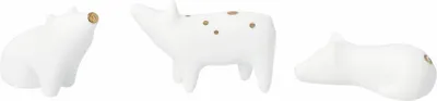 Produktbild von Tierische Begleiter, Porzellanfigur Schweine, 3er Set