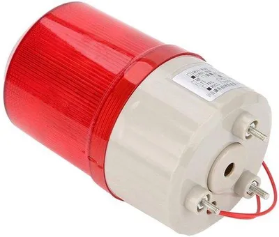 Zdjęcie produktu dla Lampa ostrzegawcza LED, żółta, migająca, 220 V, sygnał ostrzegawczy