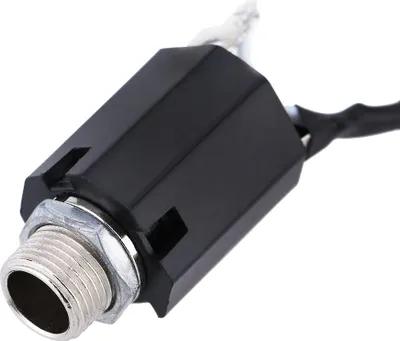 Image de LUCKDANO Micros de guitare acoustique, Piezo Pickup Pickups de guitare avec fiche de 6,35 mm Guitare acoustique Son passif et contrôle du volume EQ Equizer Preamp Amplificateur Piezo Tuner