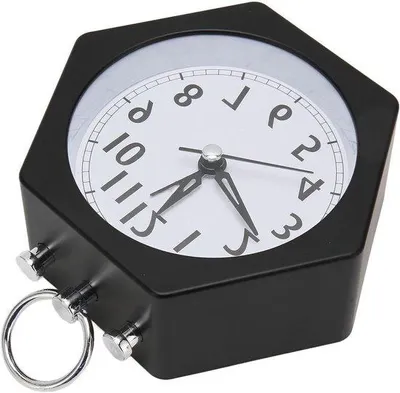 Productafbeelding van Analoge Wekker - Stille Klok - Wakker Worden - Metalen Behuizing - 11.3 cm - Niet gespecificeerd