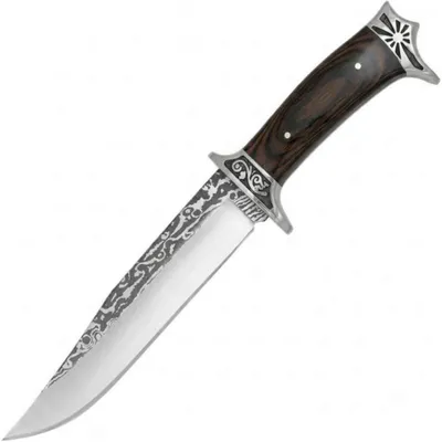 Produktbild von Robustes Outdoor-Messer BB-41132 - Feste Klinge in Braun KP41132, KI-generiertes Bild