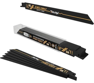 Zdjęcie produktu dla Piły tarczowe do piły szablowej, 25 sztuk, dwumetaliowe, 225 mm, 14 zębów na cal, do metalu i drewna