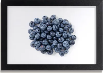 Produktbild von Bild 30x20 MDF-Rahmen, Wandkunst Blaubeeren