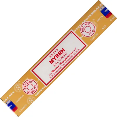Produktbild von Satya "Myrrh" Räucherstäbchen 15gr.