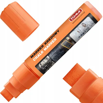 Produktbild von Toma TO-290 Kreidemarker Orange mit Keilspitze