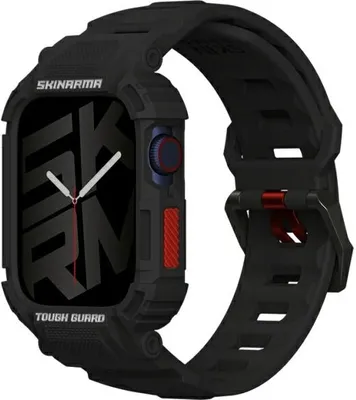 Obrázek produktu pro Skinarma Řemínek + pouzdro 2v1 pro Apple Watch 45/44Mm černá/černá