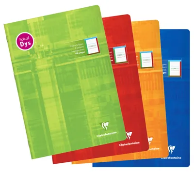 Immagine prodotto di Clairefontaine 36128C Clairefontaine Cahier piqûre DYS, A4, 48 pages