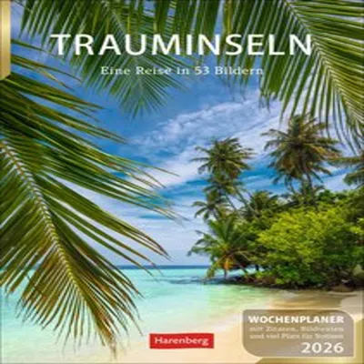 Produktbild von Trauminseln Wochenplaner 2026 - Eine Reise in 53 Bildern
