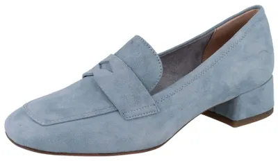 Produktbild von TAMARIS Damen Slipper hellblau Nubukleder - Größe: 40