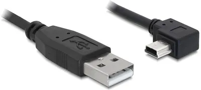 Produktbild von DeLOCK 82683, 3 m, USB A, Mini-USB B, USB 2.0, Männlich/Männlich, Schwarz