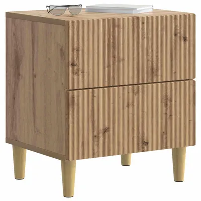 Zdjęcie produktu dla Szafka nocna vidaXL Artisan – dąb, 43 x 34,5 x 48 cm, materiał drewnopochodny