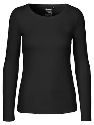 Image de Neutre - T-shirt à manches longues pour femmes LT2916 (S) (noir)